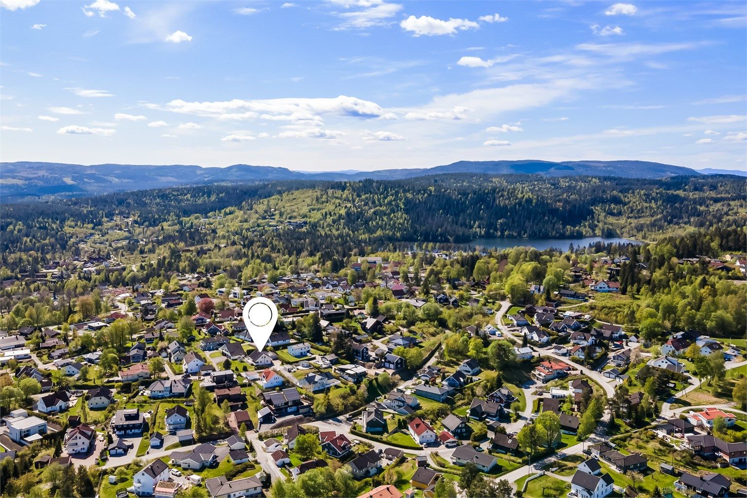 Beliggende i stille og rolige omgivelser - i en blindvei