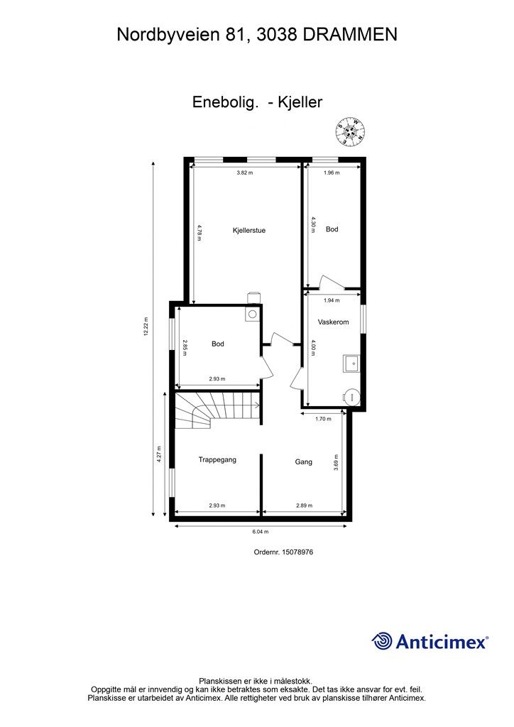 Plantegning - Kjeller