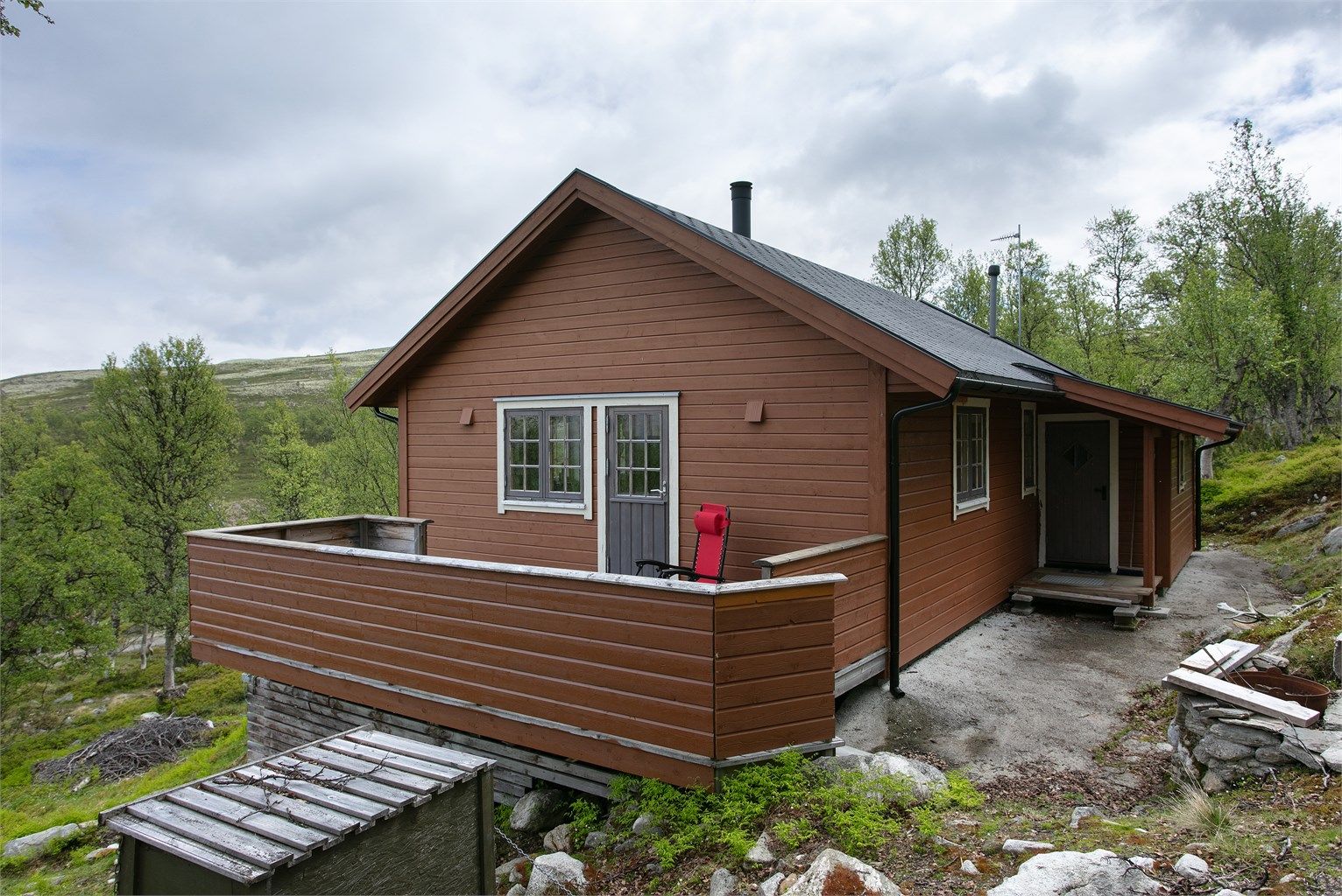 Terrasse på ca. 6 kvm