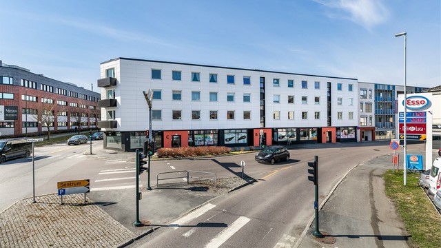 I Kongens gate 27 kan du bo svært sentralt i Moss og nyte godt av gangavstand til alle byens tilbud.