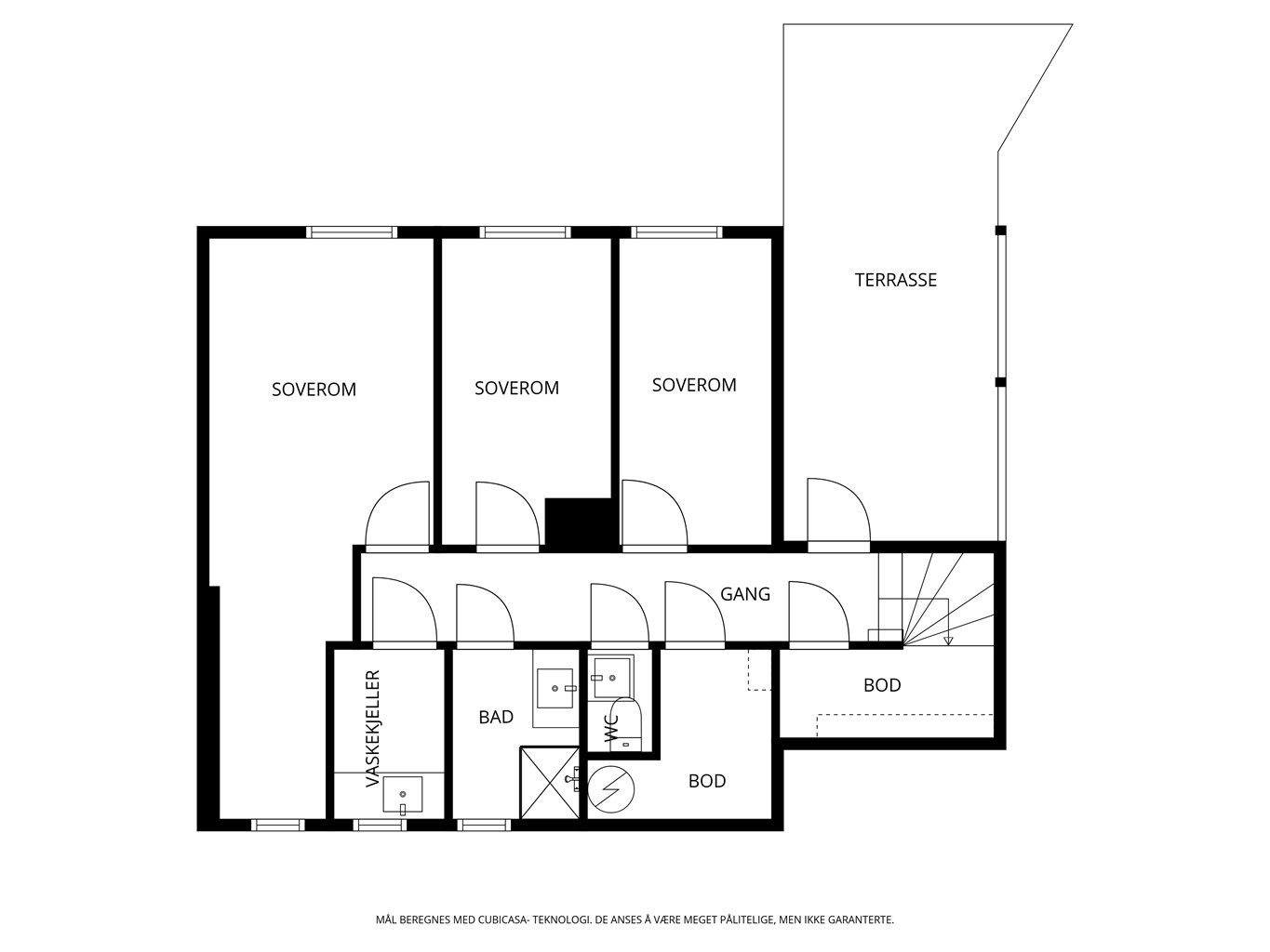 Plantegning underetasje