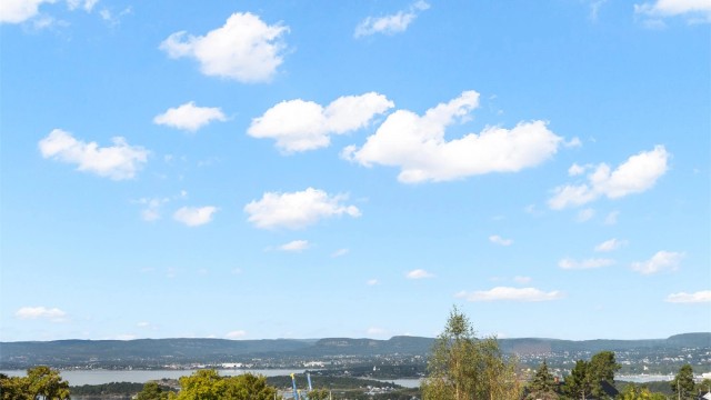 Flott utsikt mot Oslofjorden.
Foto: Løvås Foto