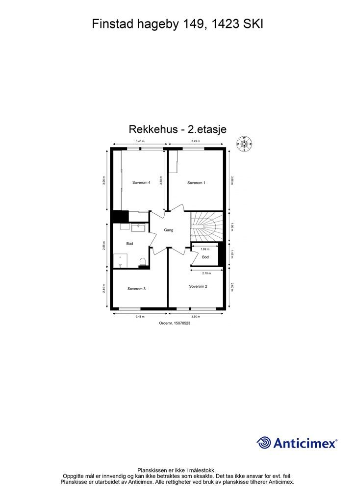 Plantegning - 2.etasje