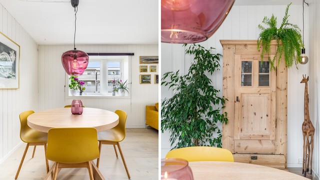 Siden leiligheten inngår i enden har stuen et ekstra vindu mot sør. Lysforholdene er dermed ekstra gode, sammenliknet med leiligheter midt i bygget.