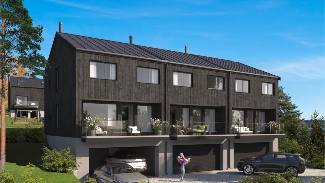 3 D illustrasjon fasader (avvik må påregnes).