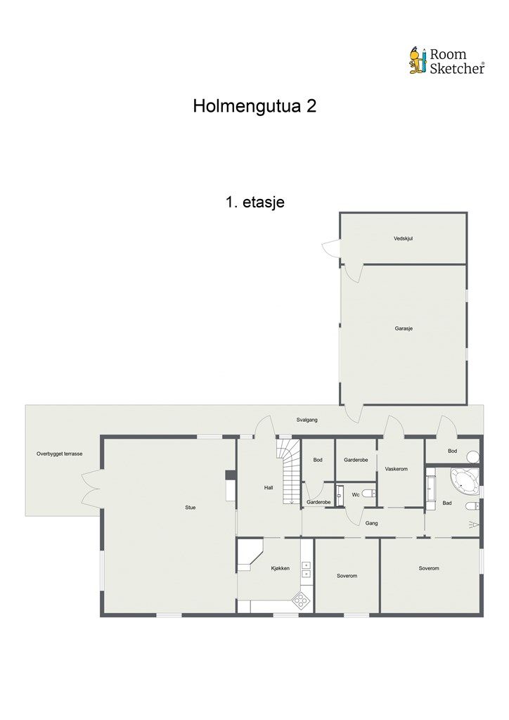 Plantegning 1. etasje