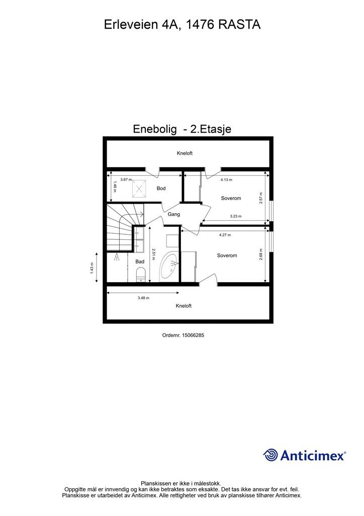 Plantegning 2. etasje
