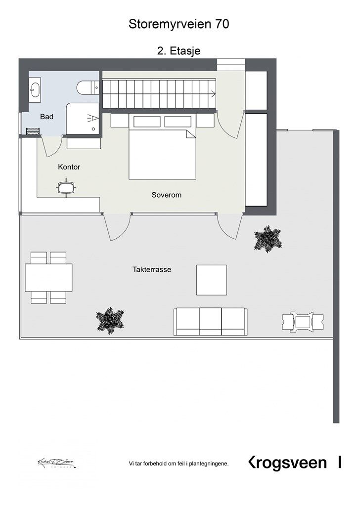 Plantegning 2. etasje.