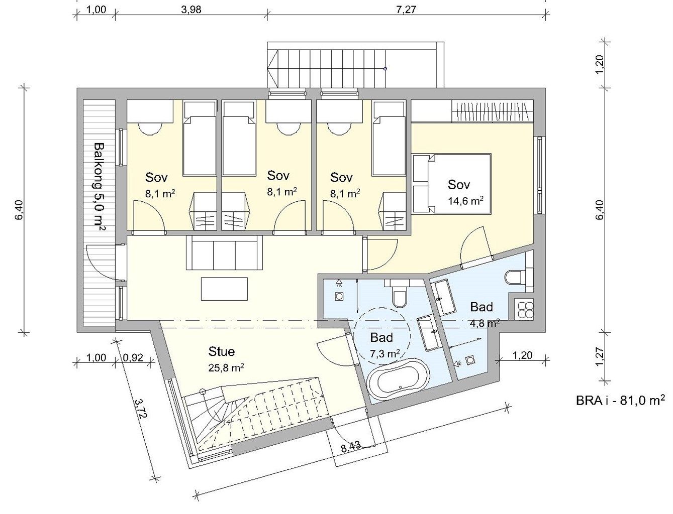 Planskisse 1. etasje