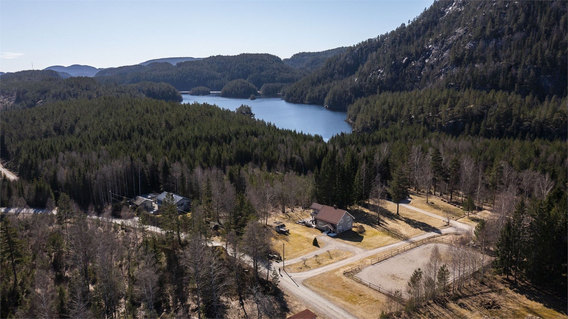 Nær beliggenhet til Hauglandstjørna.