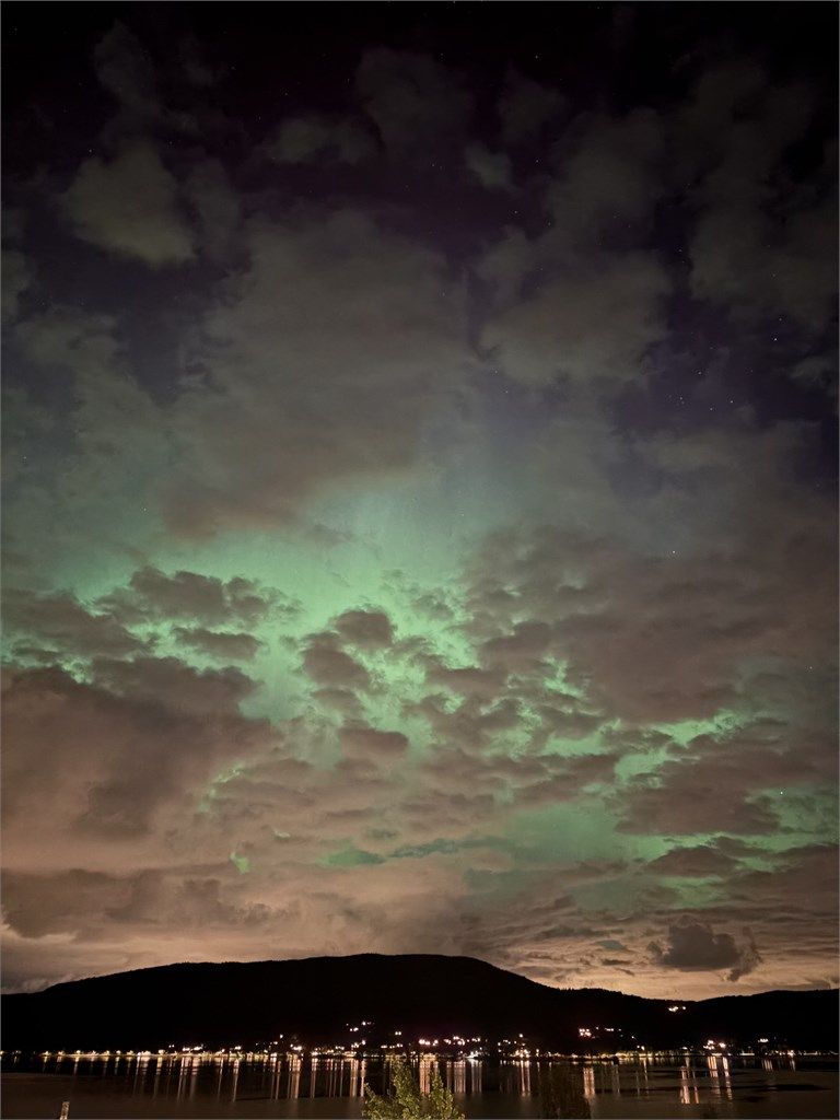 Himmel over Drammensfjorden - privat bilde