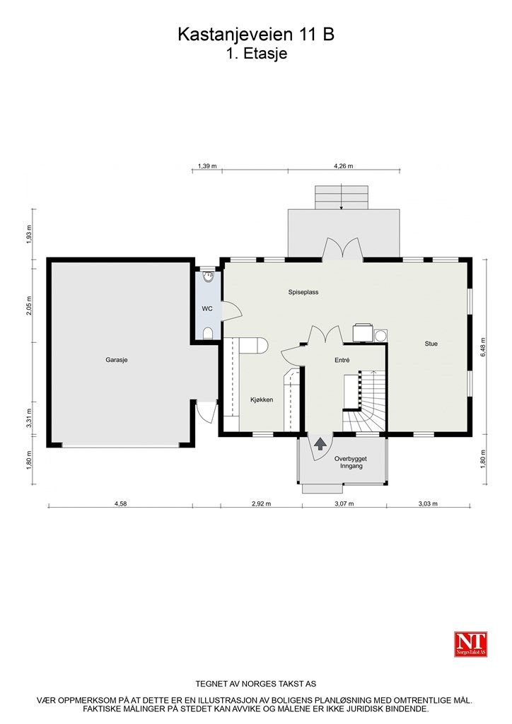 Planskisse - 1. etasje