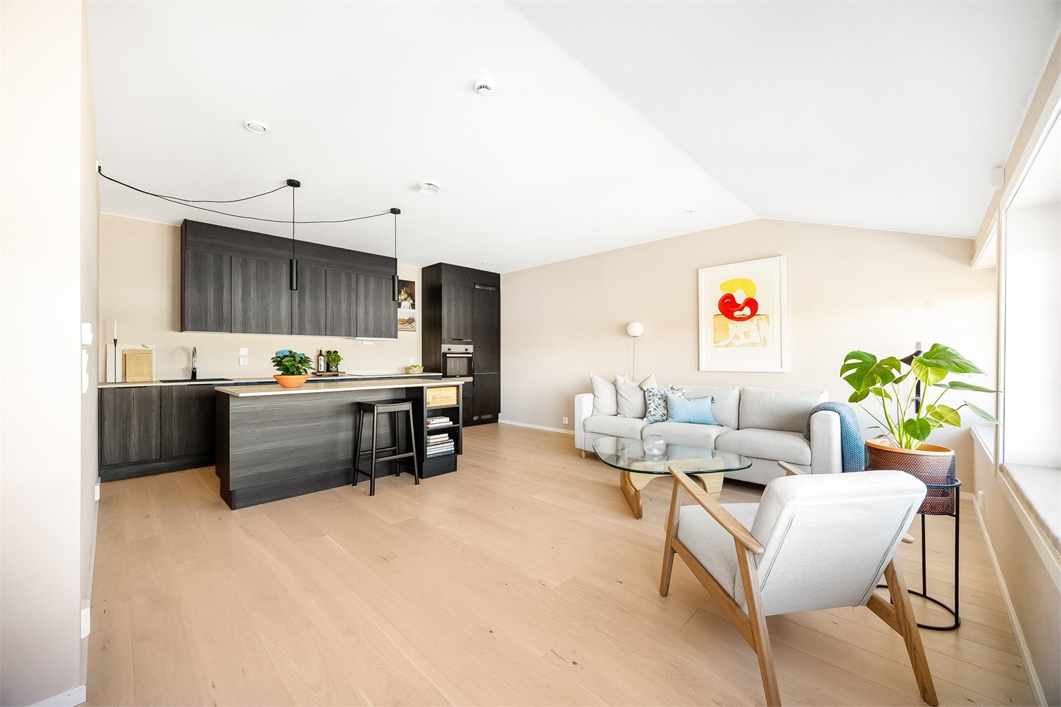 God takhøyde og deilig lysinnslipp. Foto: Marit Andersen.