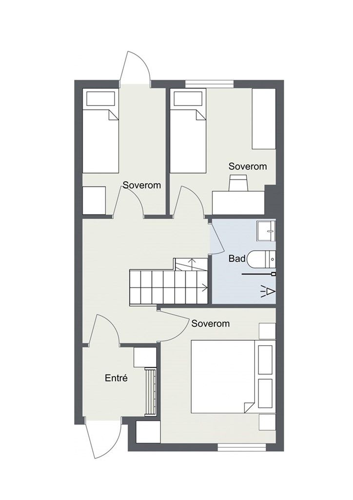 Plantegning første etasje