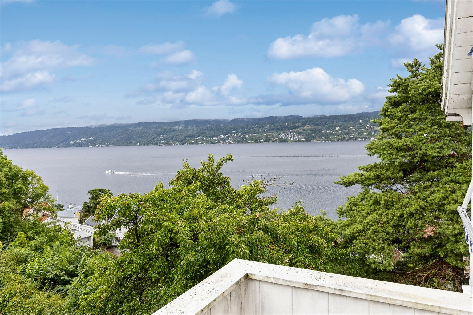 Utsikt fra balkongen