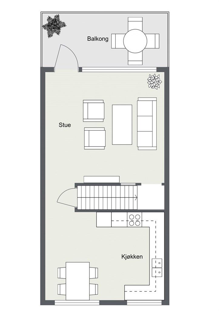 Plantegning andre etasje