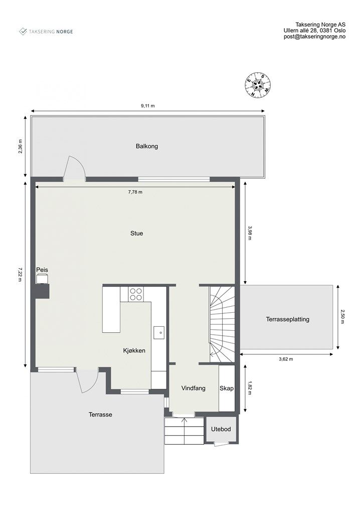 Plantegning 1. etasje