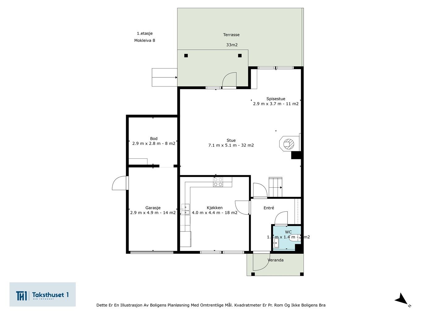Plantegning 1.etasje