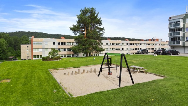 Svært barnevennlig område.