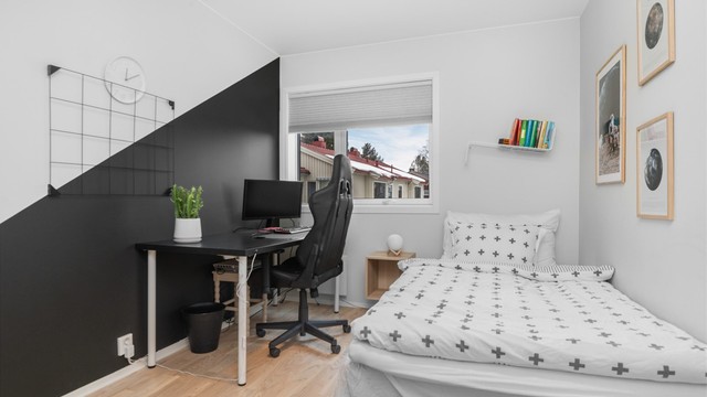 Soverom 2 er på 8 kvm.