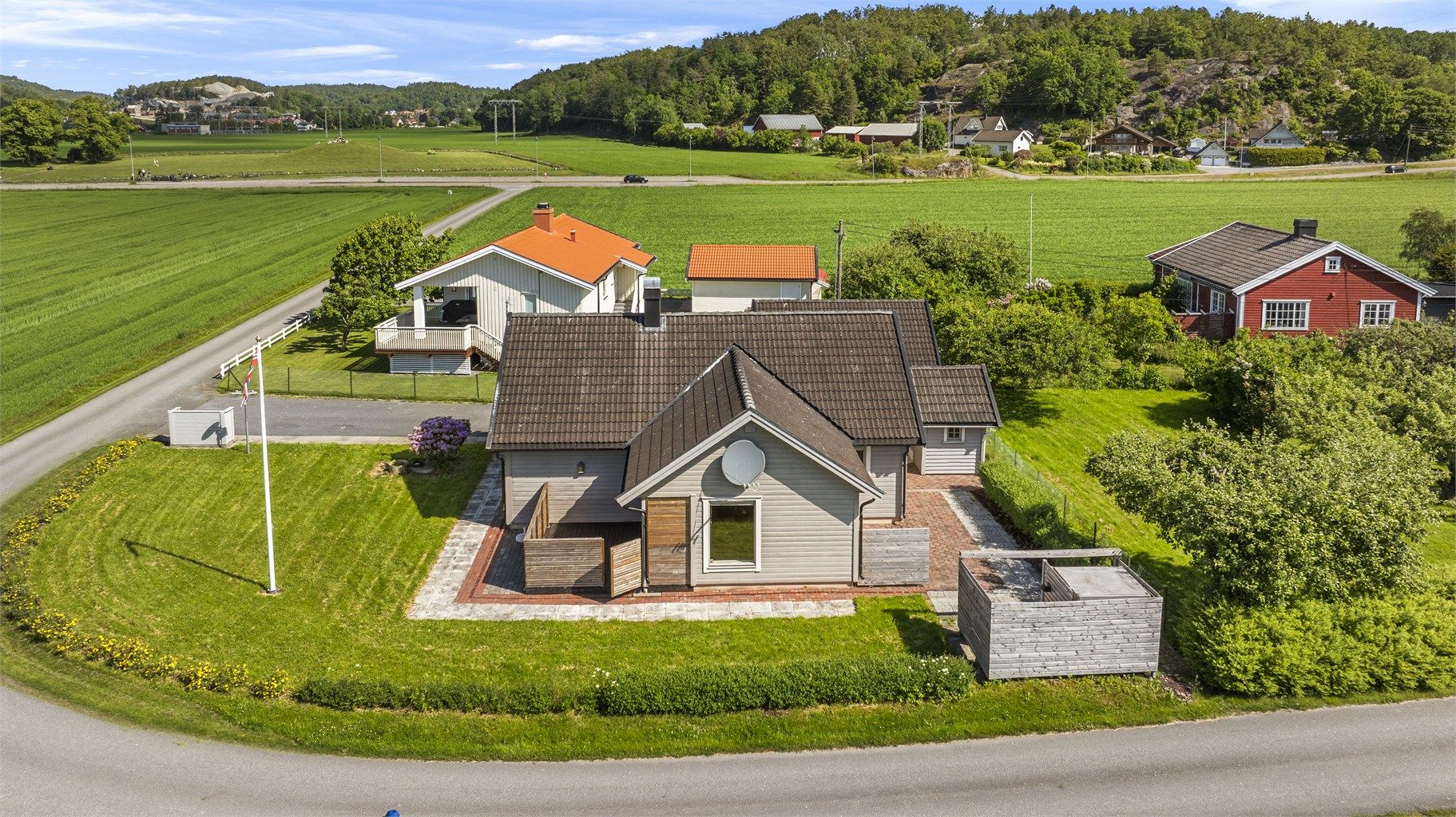 Området er kjent for sitt hyggelige og barnevennlige bomiljø.