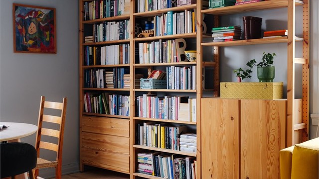 Gode møbleringsmuligheter for skap.