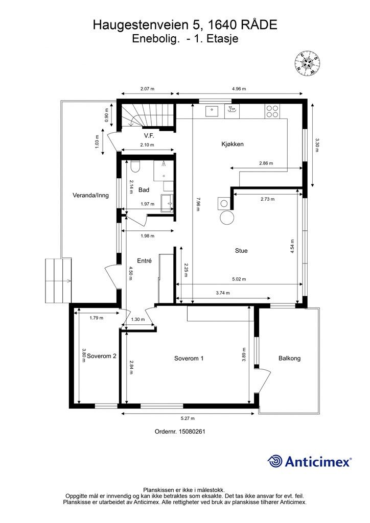 Planskisse, første etasje