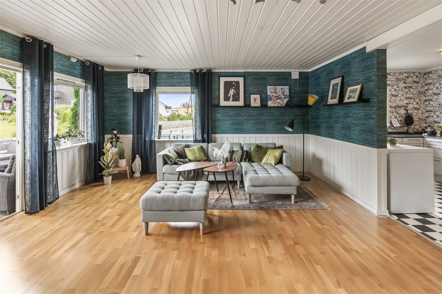 Gode møbleringsmuligheter i stuen