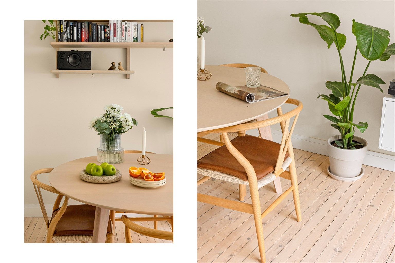 Gjennomtenkte detaljer gir leiligheten karakter.