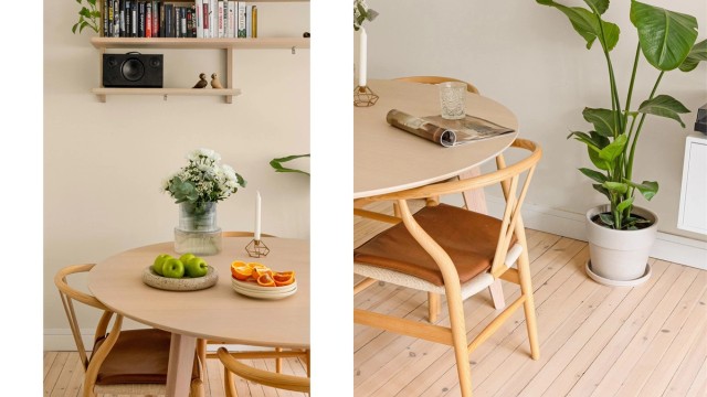 Gjennomtenkte detaljer gir leiligheten karakter.