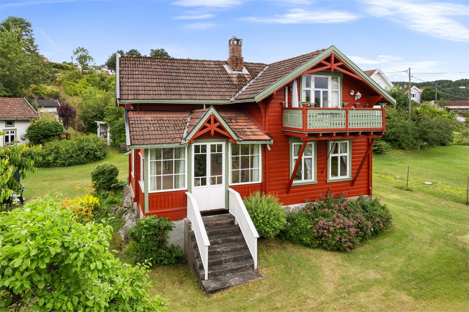 Velkommen til denne sjarmerende fritidseiendommen på Nærsnestangen!
Foto: Stener Widnes 