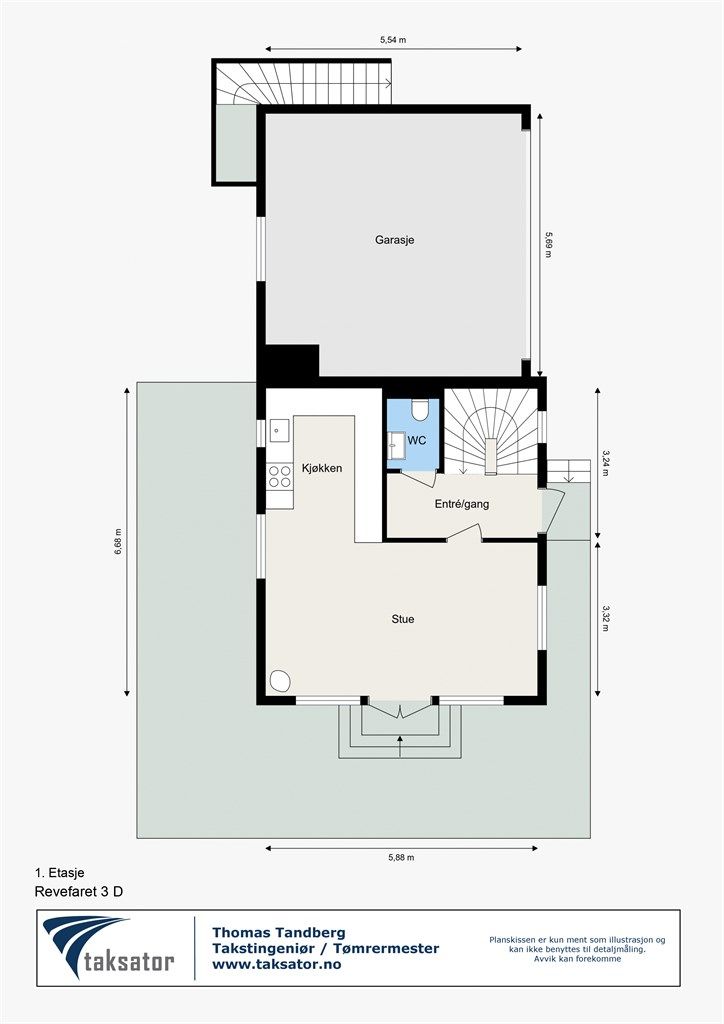 Planskisse - 1. etasje