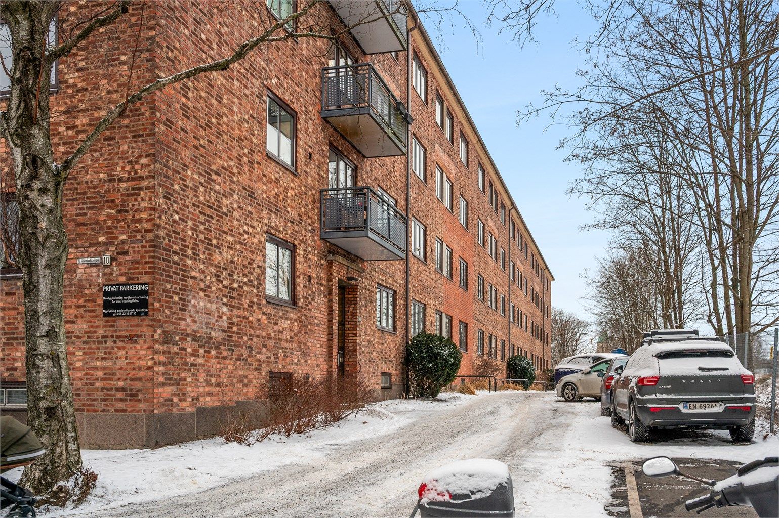 Beliggenheten er tilbaketrukket, men likevel sentralt plassert på idylliske Kampen.