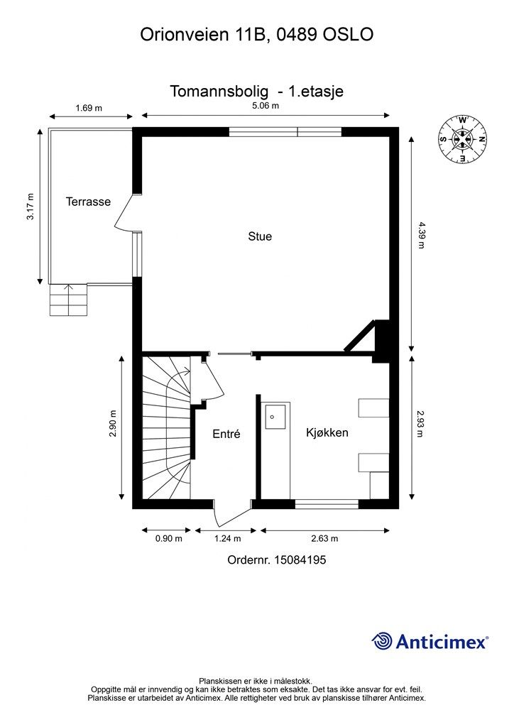 Planskisse - 1. etasje