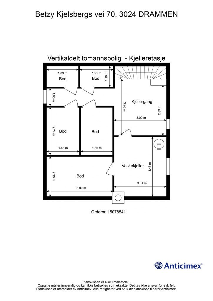 Plantegning - Kjeller