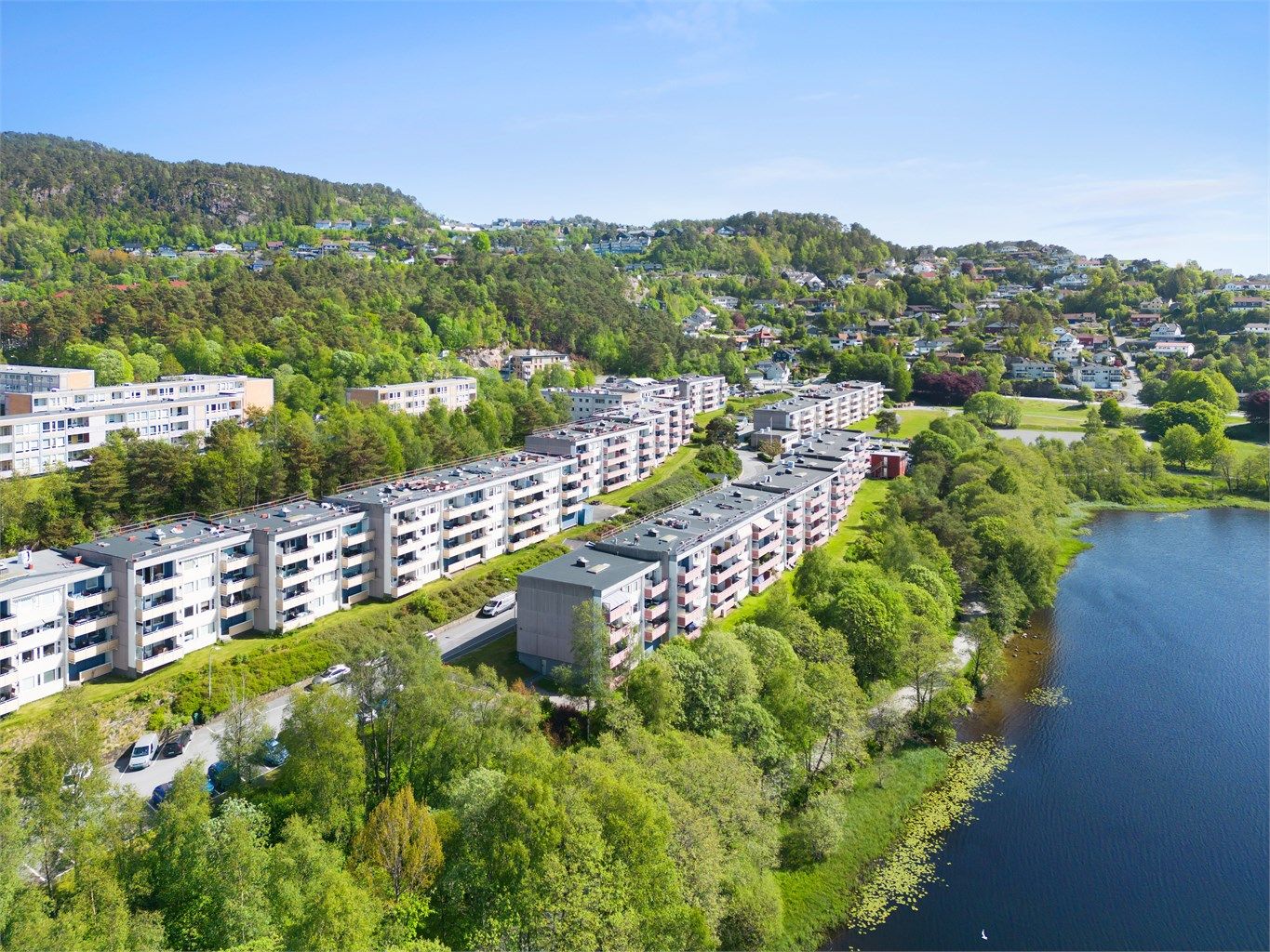 Ortuvann borettslag er et av de mest populære bostedene i Fyllingsdalen.