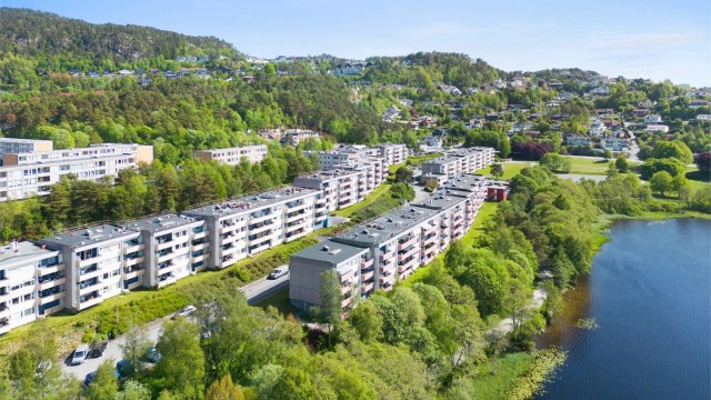 Ortuvann borettslag er et av de mest populære bostedene i Fyllingsdalen.