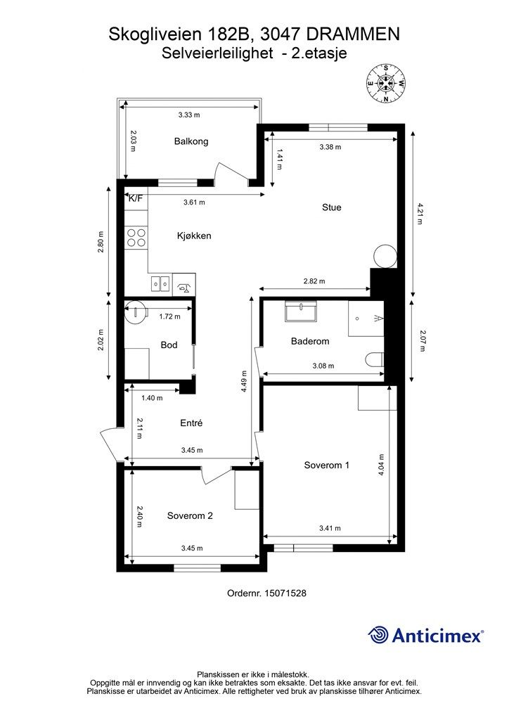 Plantegning 2. etasje