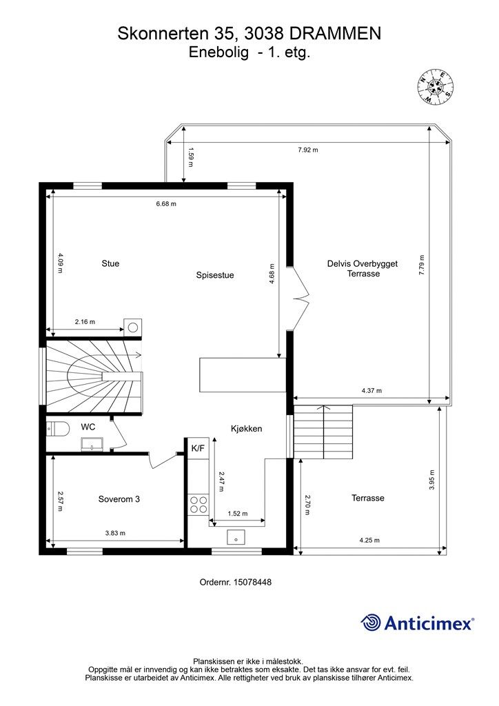 Plantegning - 1. etasje