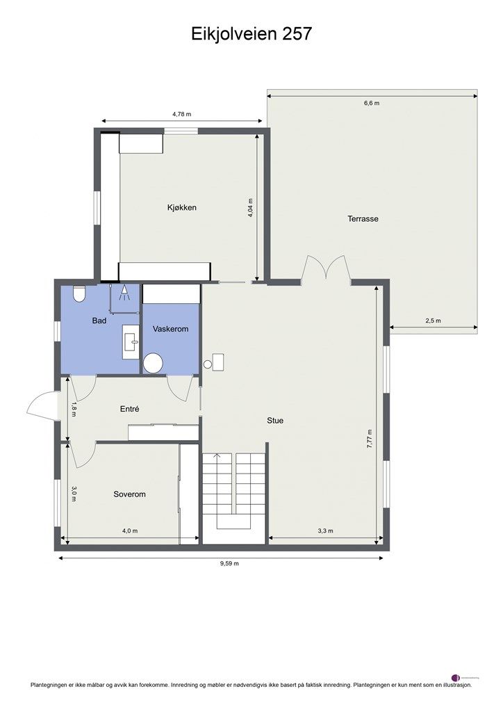 Plantegning 1. etasje