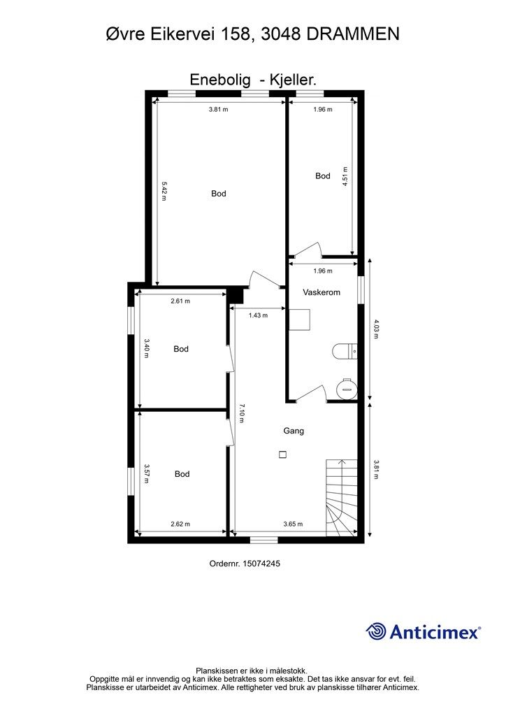 Plantegning - Kjeller