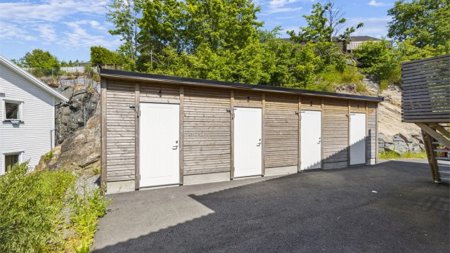 Leiligheten disponerer en praktisk utvendig bod på ca. 6 m².
