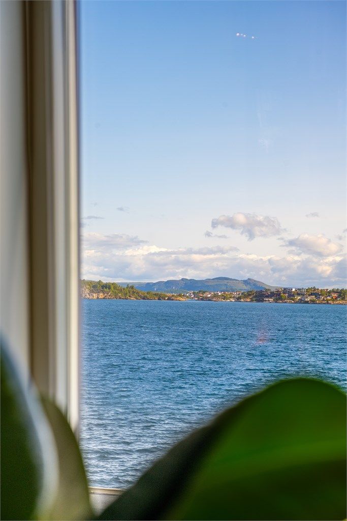  Leiligheten er en meget flott og romslig selveierleilighet midt i vannkanten. Nyoppført i 2014 og holder en gjennomgående god standard. Her kan en flytte rett inn!