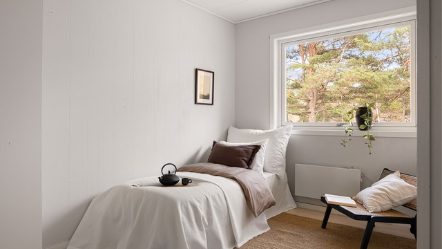 Alle soverom er av god størrelse, dette på ca. 13 kvm.