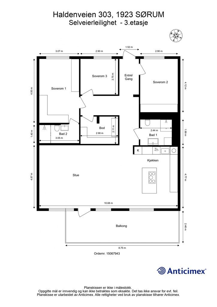 Gjør deg kjent med plantegningen