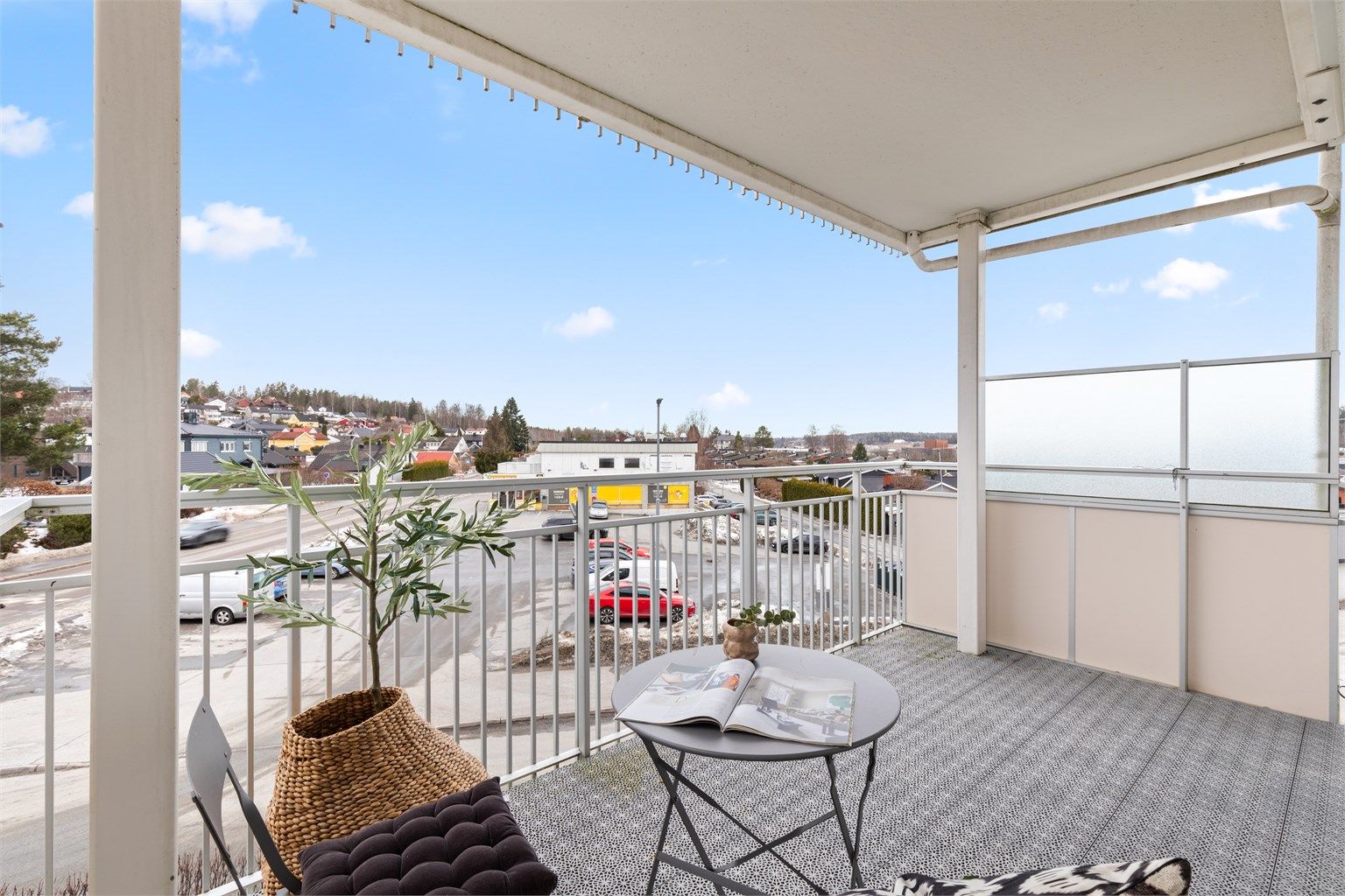 Balkong - overbygget balkong på ca. 9 kvm