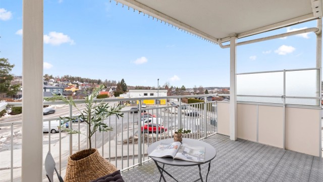 Balkong - overbygget balkong på ca. 9 kvm