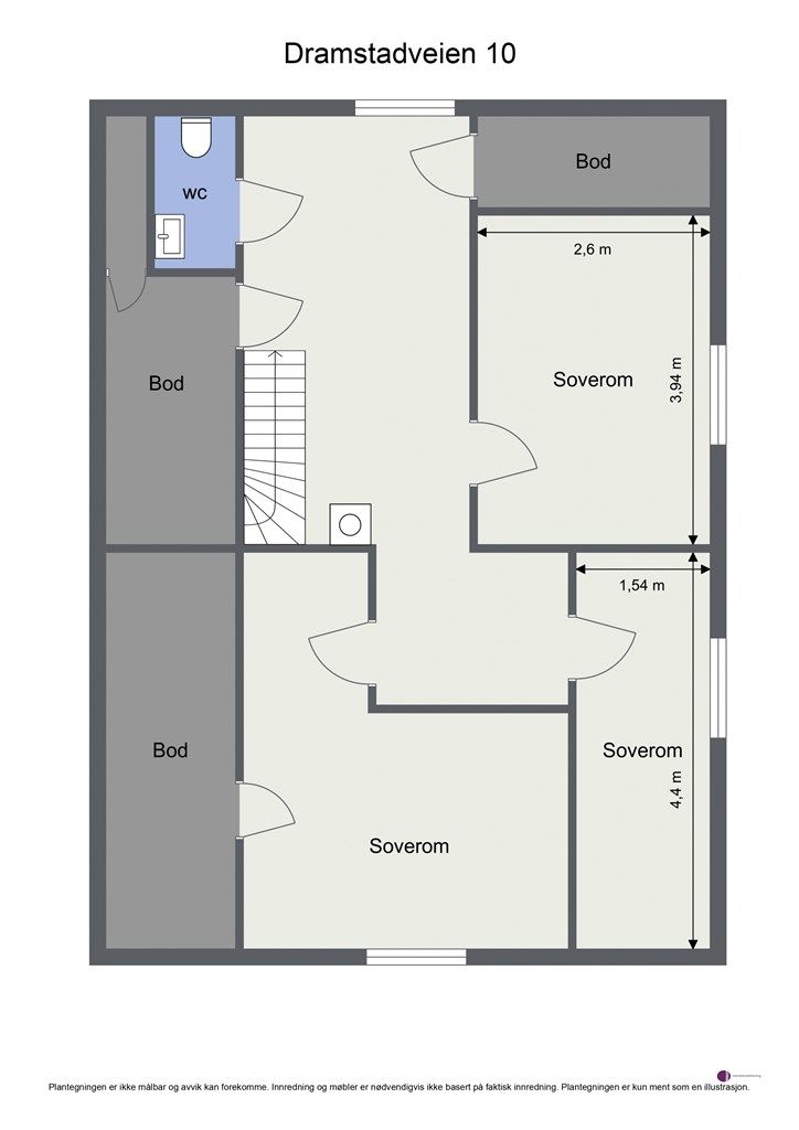 Plantegning - 2. etasje