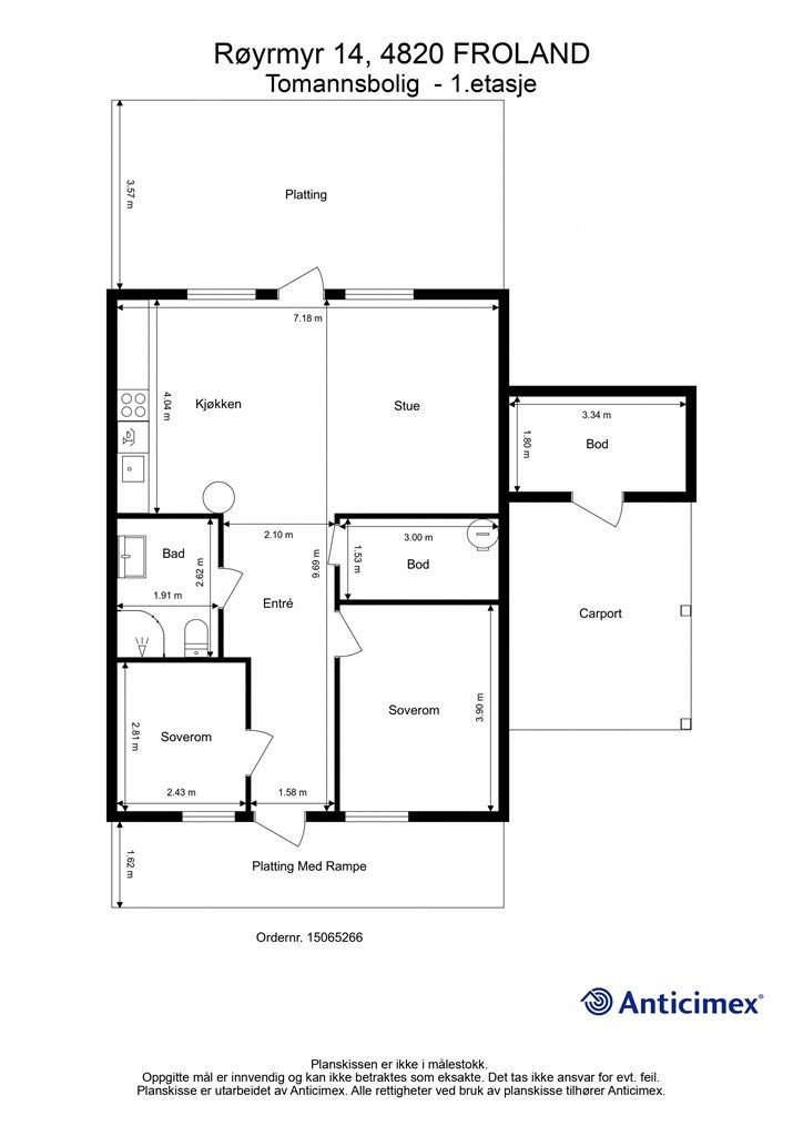 Plantegning 1. etasje
