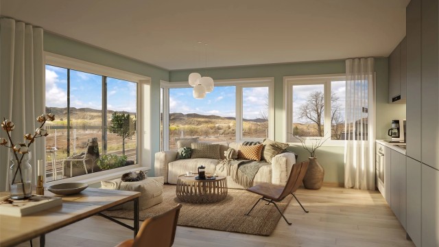 Gråbakken Hageby - Bygg nummer 2 er nå klart for salg. Prisgunstige leiligheter midt i Ler sentrum. Ta kontakt for nærmere informasjon!